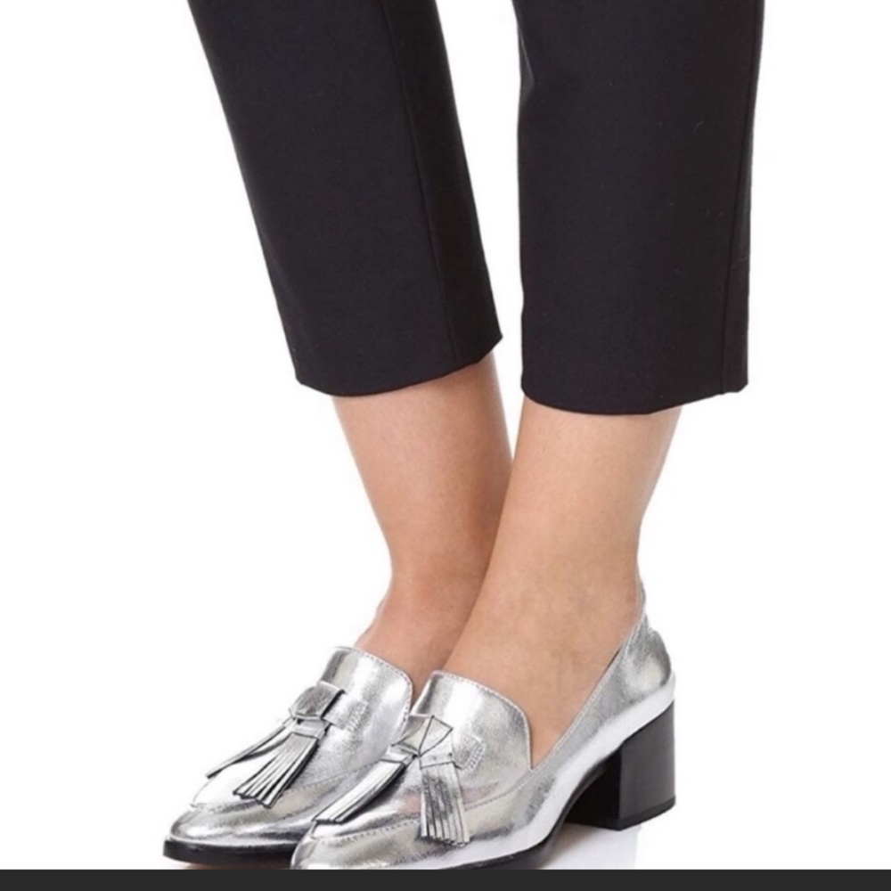 Never Worn Metallic Rebecca Minkoff Loafers
